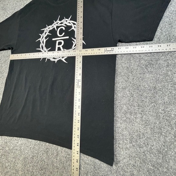 Jerzees Celebrate Recovery CR Crown of Thorns Black Graphic T-Shirt Mens Large - Picture 4 of 7